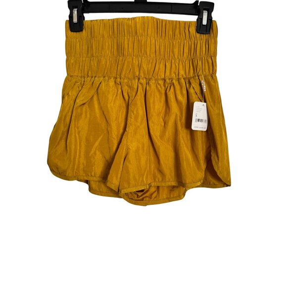 Free People Movement size Small Honey Mallow NWT Gold Lined $30 - Picture 10 of 11